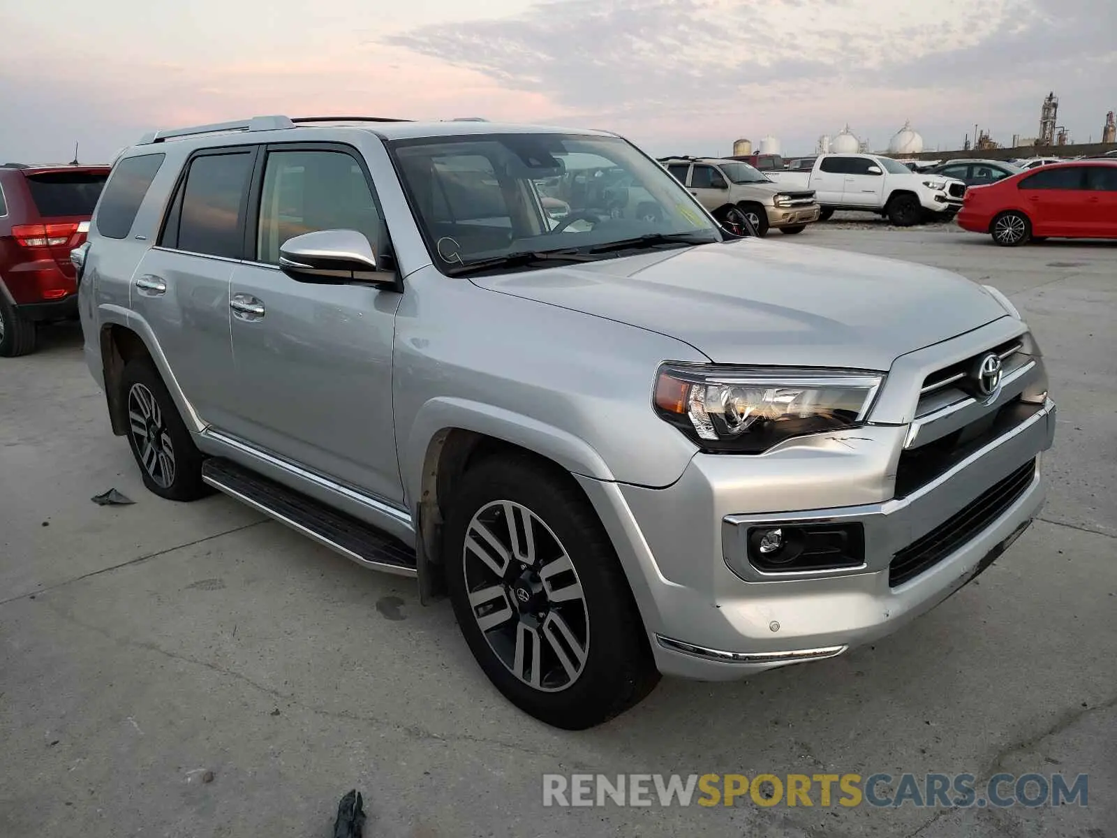 1 fotografías del automóvil dañado JTEDU5JR1M5249363 TOYOTA 4RUNNER 2021
