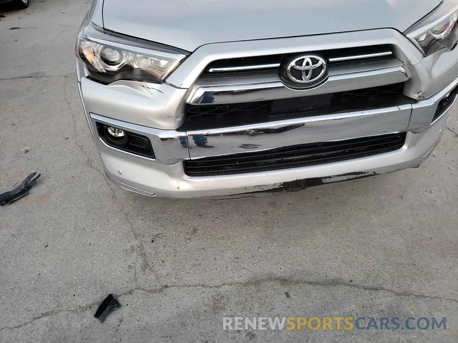 9 fotografías del automóvil dañado JTEDU5JR1M5249363 TOYOTA 4RUNNER 2021
