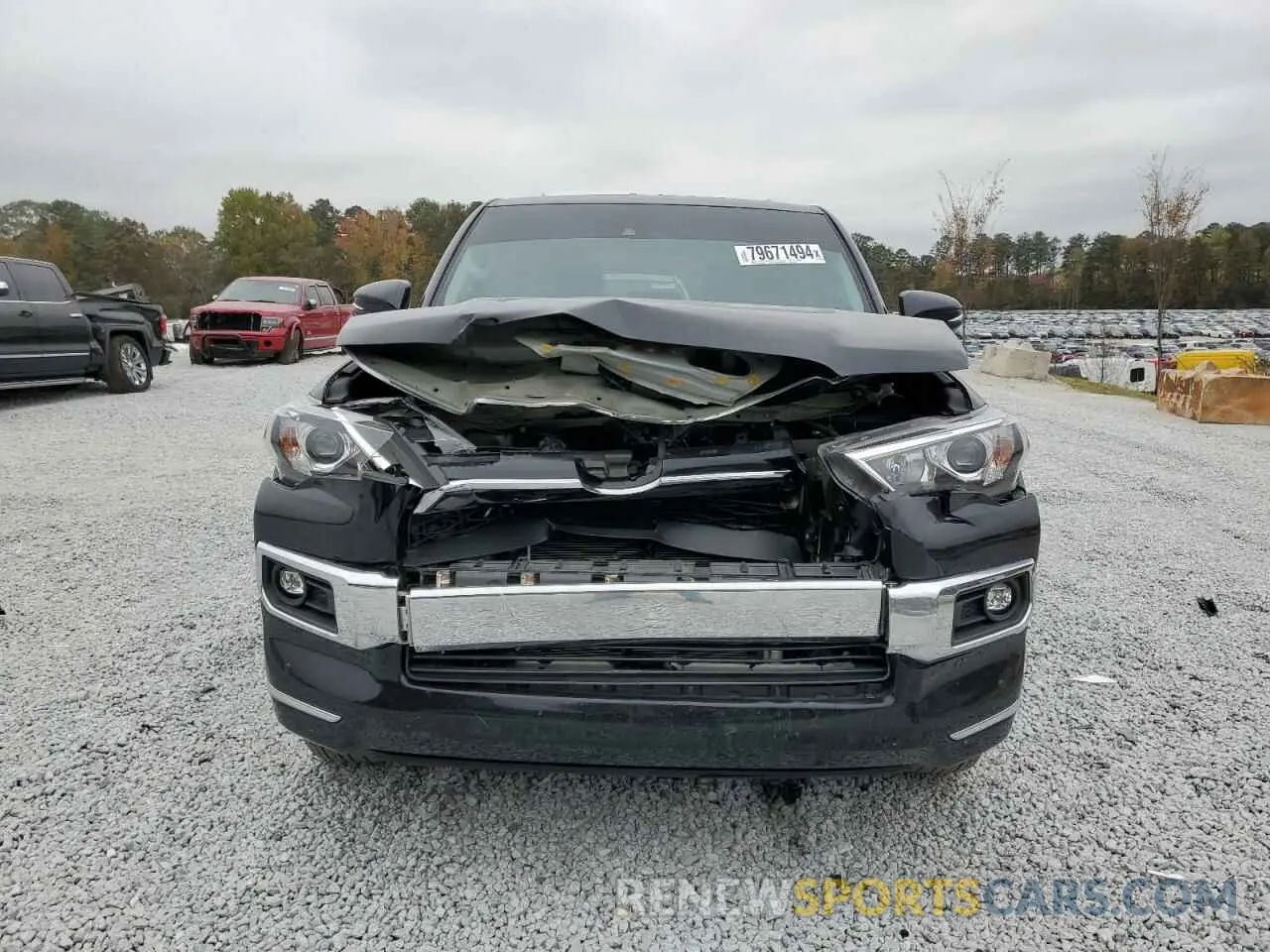 5 fotografías del automóvil dañado JTEDU5JR5M5242982 TOYOTA 4RUNNER 2021