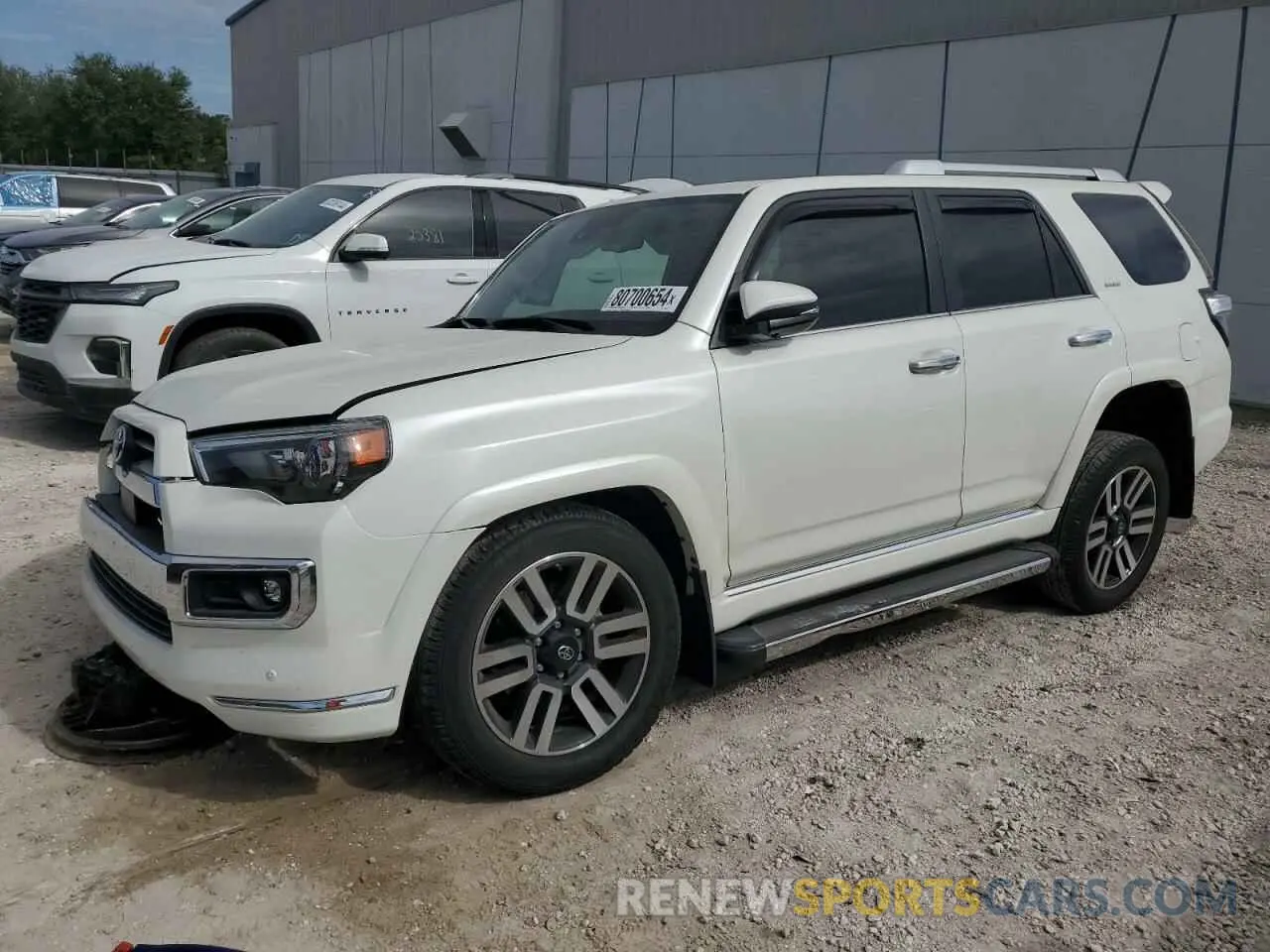 1 fotografías del automóvil dañado JTEDU5JR5M5250645 TOYOTA 4RUNNER 2021