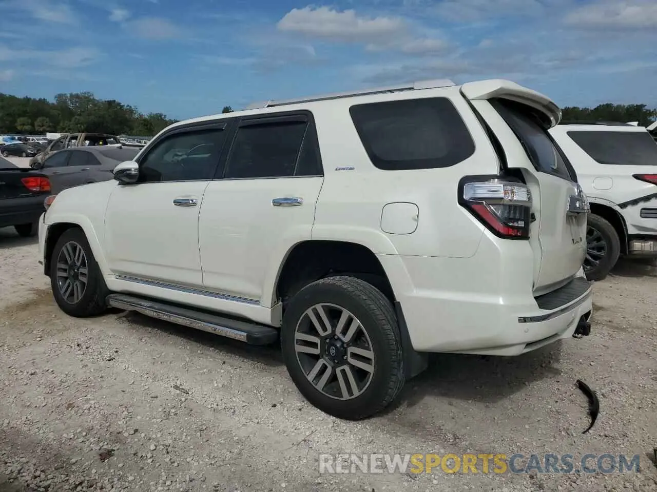 2 fotografías del automóvil dañado JTEDU5JR5M5250645 TOYOTA 4RUNNER 2021