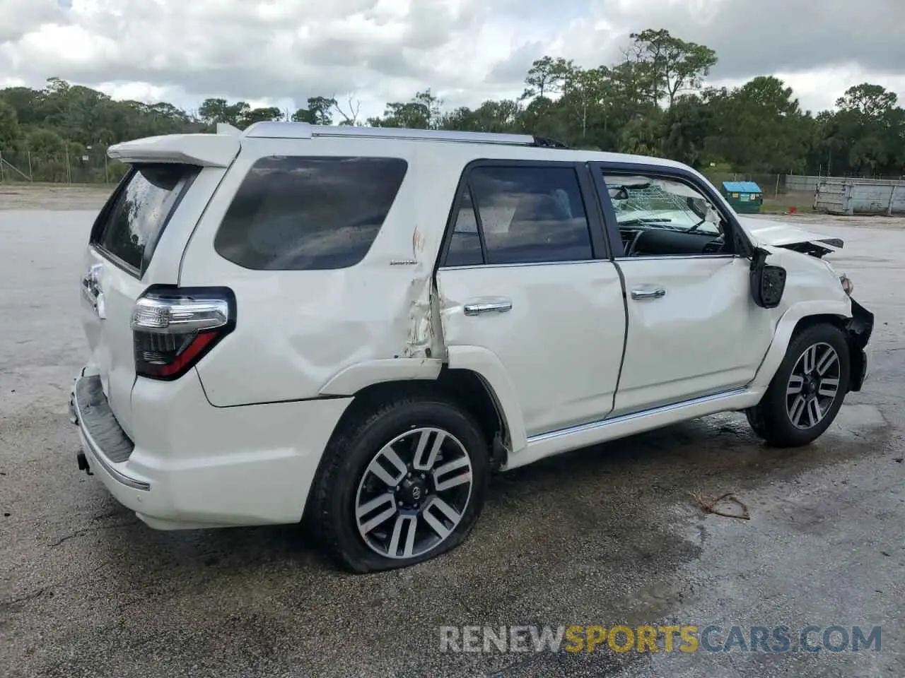 3 fotografías del automóvil dañado JTEDU5JR6M5228850 TOYOTA 4RUNNER 2021