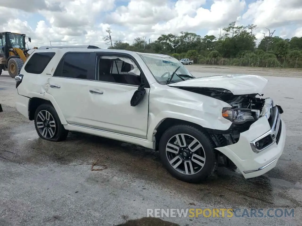 4 fotografías del automóvil dañado JTEDU5JR6M5228850 TOYOTA 4RUNNER 2021