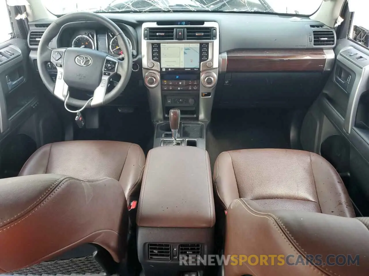 8 fotografías del automóvil dañado JTEDU5JR6M5228850 TOYOTA 4RUNNER 2021