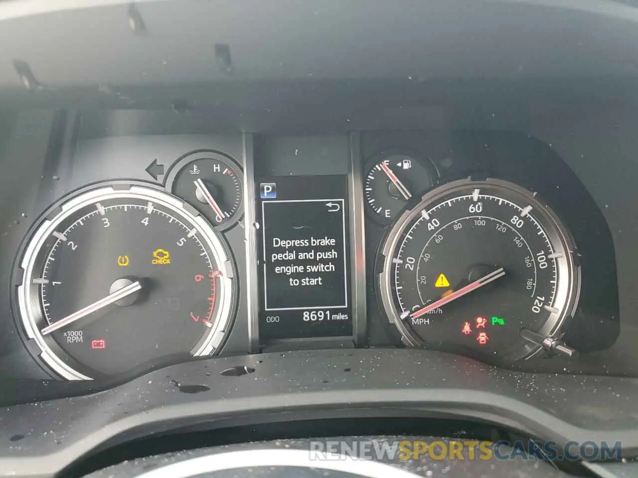 9 fotografías del automóvil dañado JTEDU5JR6M5228850 TOYOTA 4RUNNER 2021