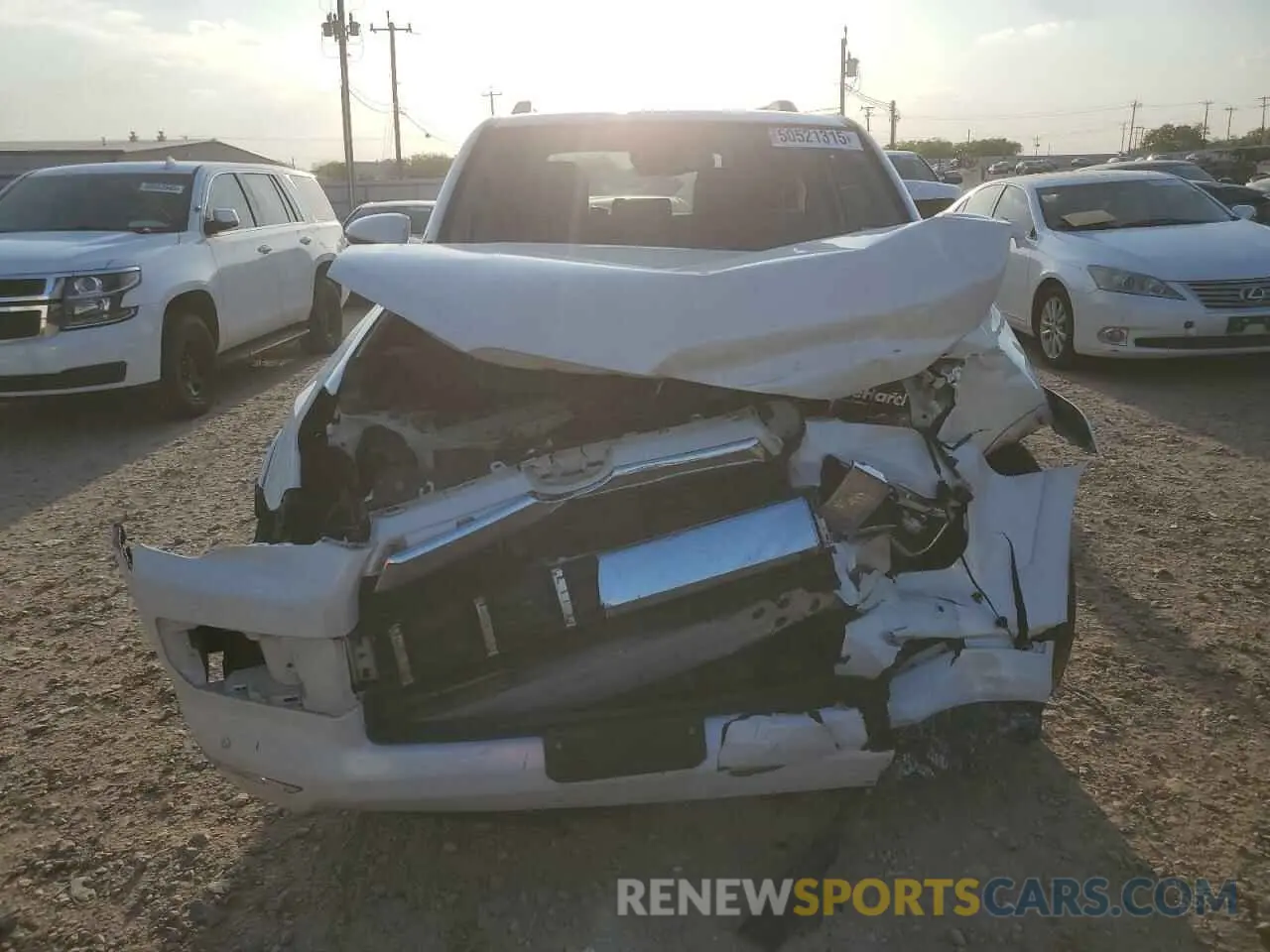 5 fotografías del automóvil dañado JTEDU5JR8M5228672 TOYOTA 4RUNNER 2021