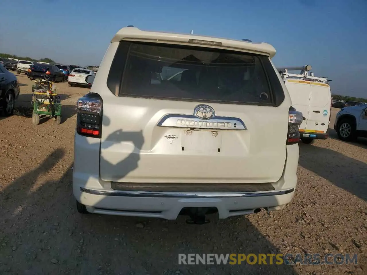 6 fotografías del automóvil dañado JTEDU5JR8M5228672 TOYOTA 4RUNNER 2021