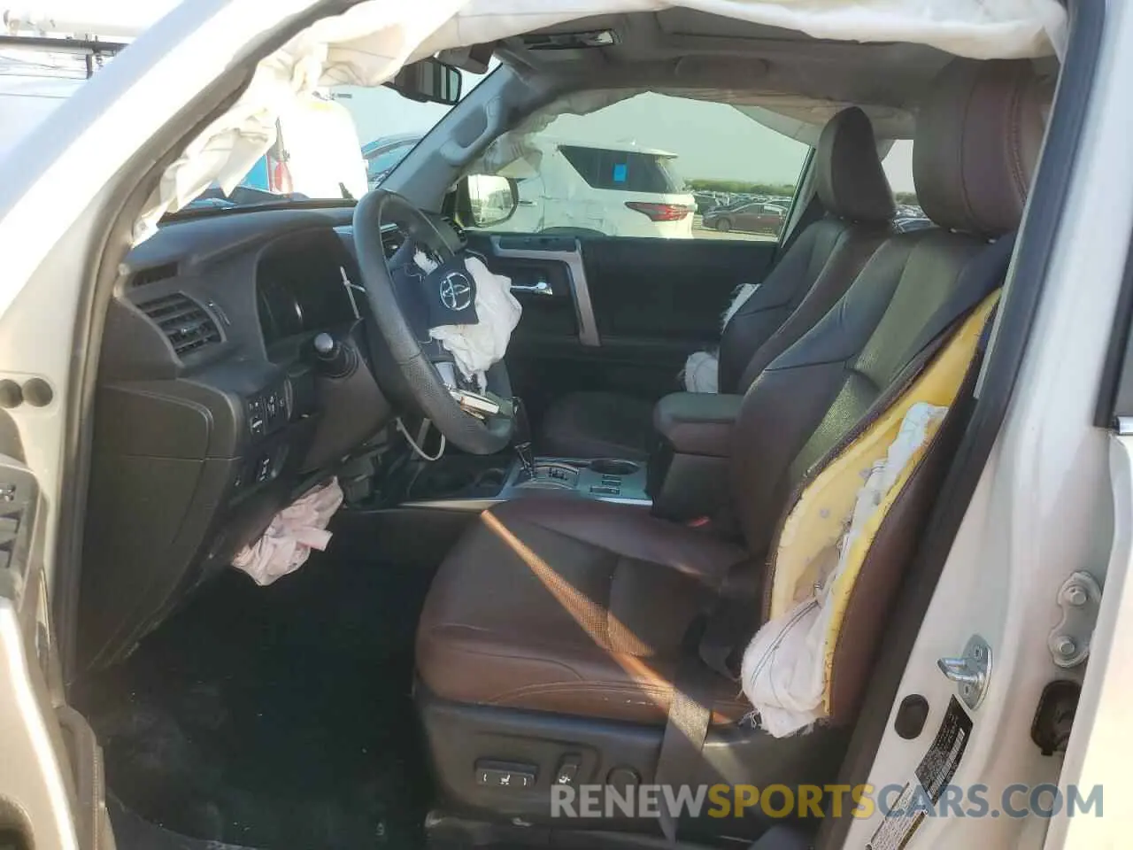 7 fotografías del automóvil dañado JTEDU5JR8M5228672 TOYOTA 4RUNNER 2021