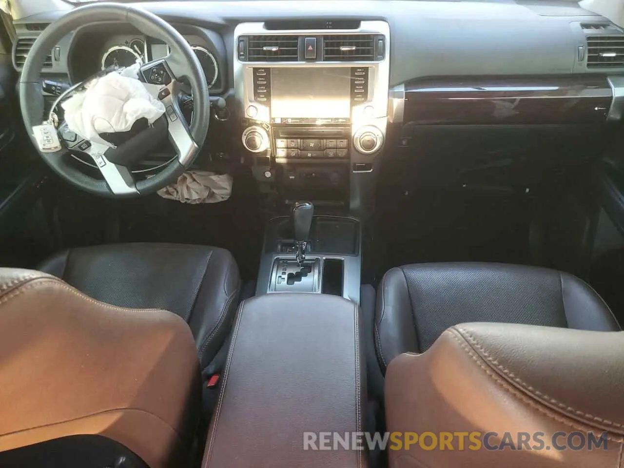 8 fotografías del automóvil dañado JTEDU5JR8M5228672 TOYOTA 4RUNNER 2021