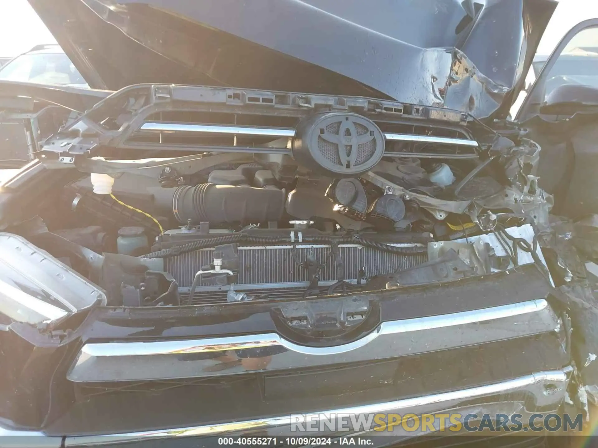 10 fotografías del automóvil dañado JTEDU5JR8M5249683 TOYOTA 4RUNNER 2021