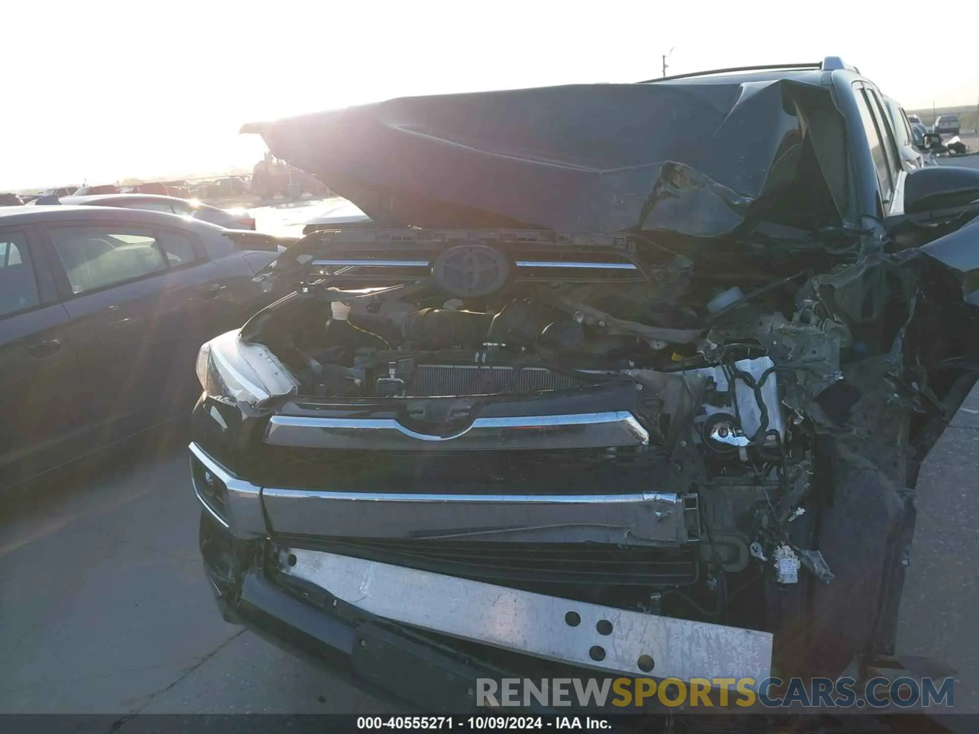 6 fotografías del automóvil dañado JTEDU5JR8M5249683 TOYOTA 4RUNNER 2021