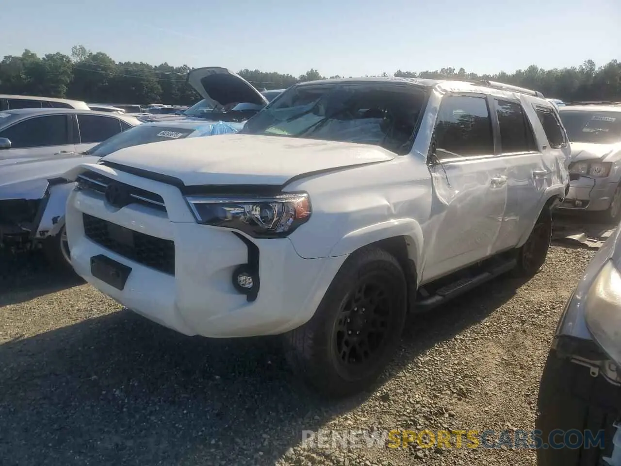 1 fotografías del automóvil dañado JTEEU5JR3M5249370 TOYOTA 4RUNNER 2021