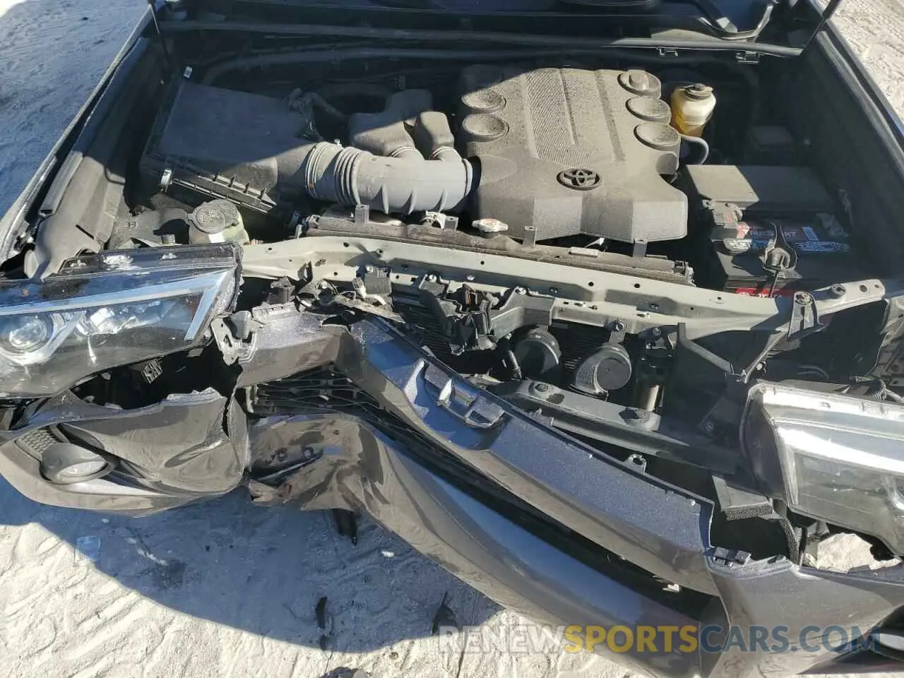 12 fotografías del automóvil dañado JTEEU5JR5M5240802 TOYOTA 4RUNNER 2021