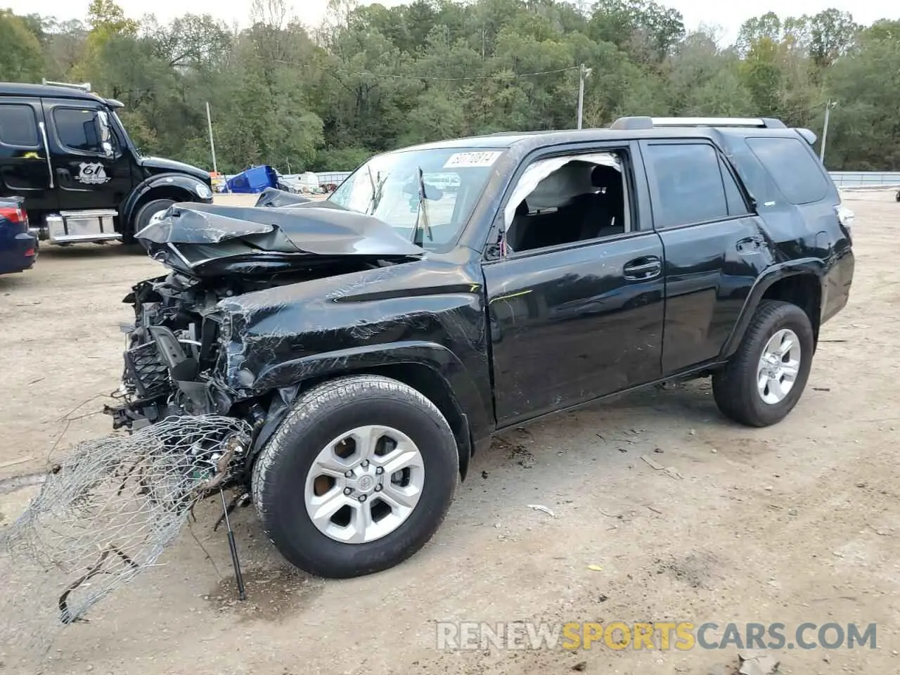 1 fotografías del automóvil dañado JTEEU5JR6M5230361 TOYOTA 4RUNNER 2021