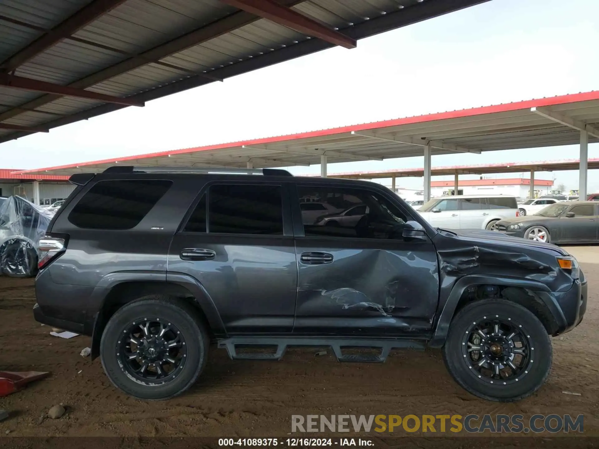 13 fotografías del automóvil dañado JTEEU5JR6M5238900 TOYOTA 4RUNNER 2021