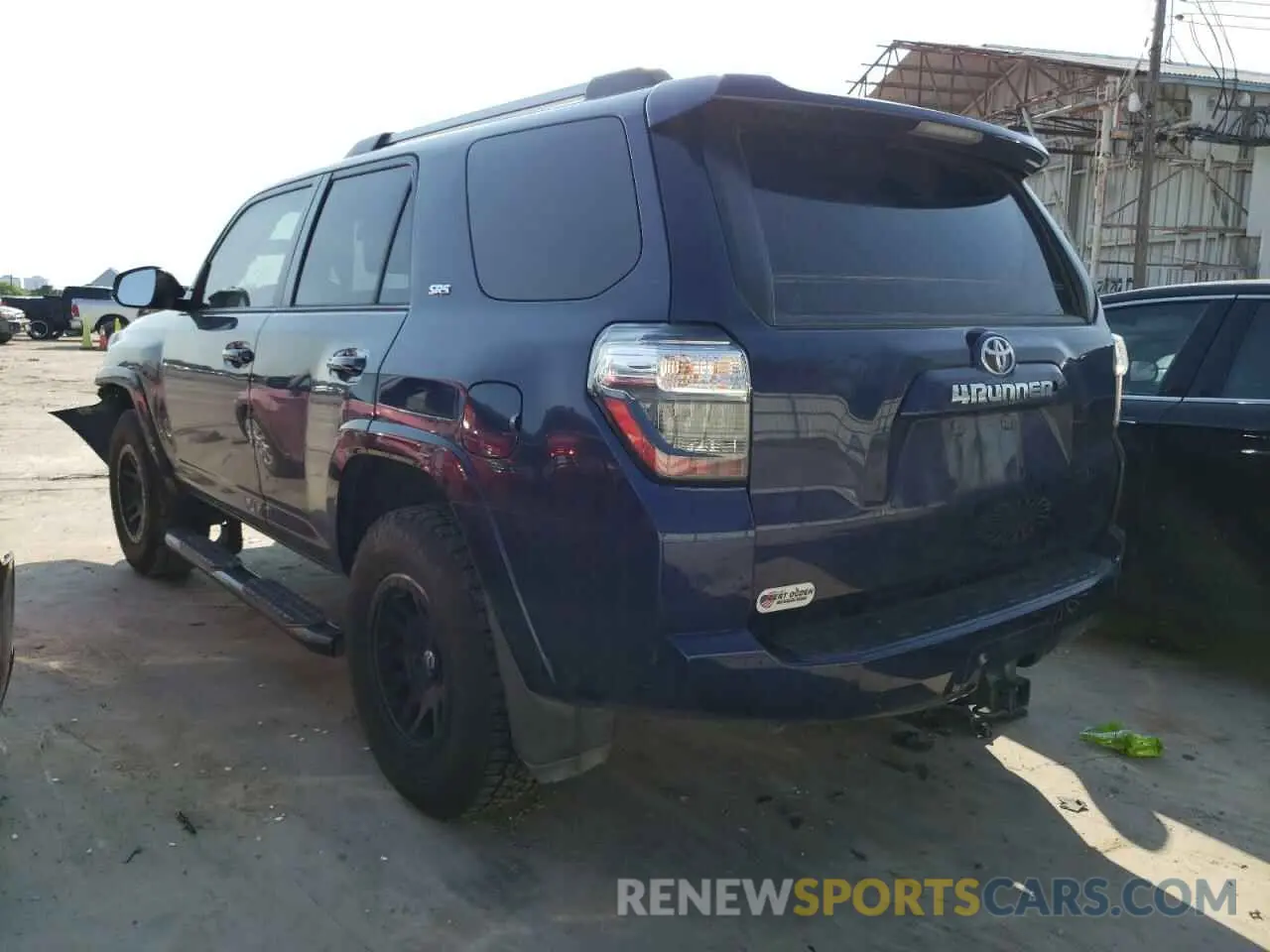 3 fotografías del automóvil dañado JTEEU5JR8M5234833 TOYOTA 4RUNNER 2021