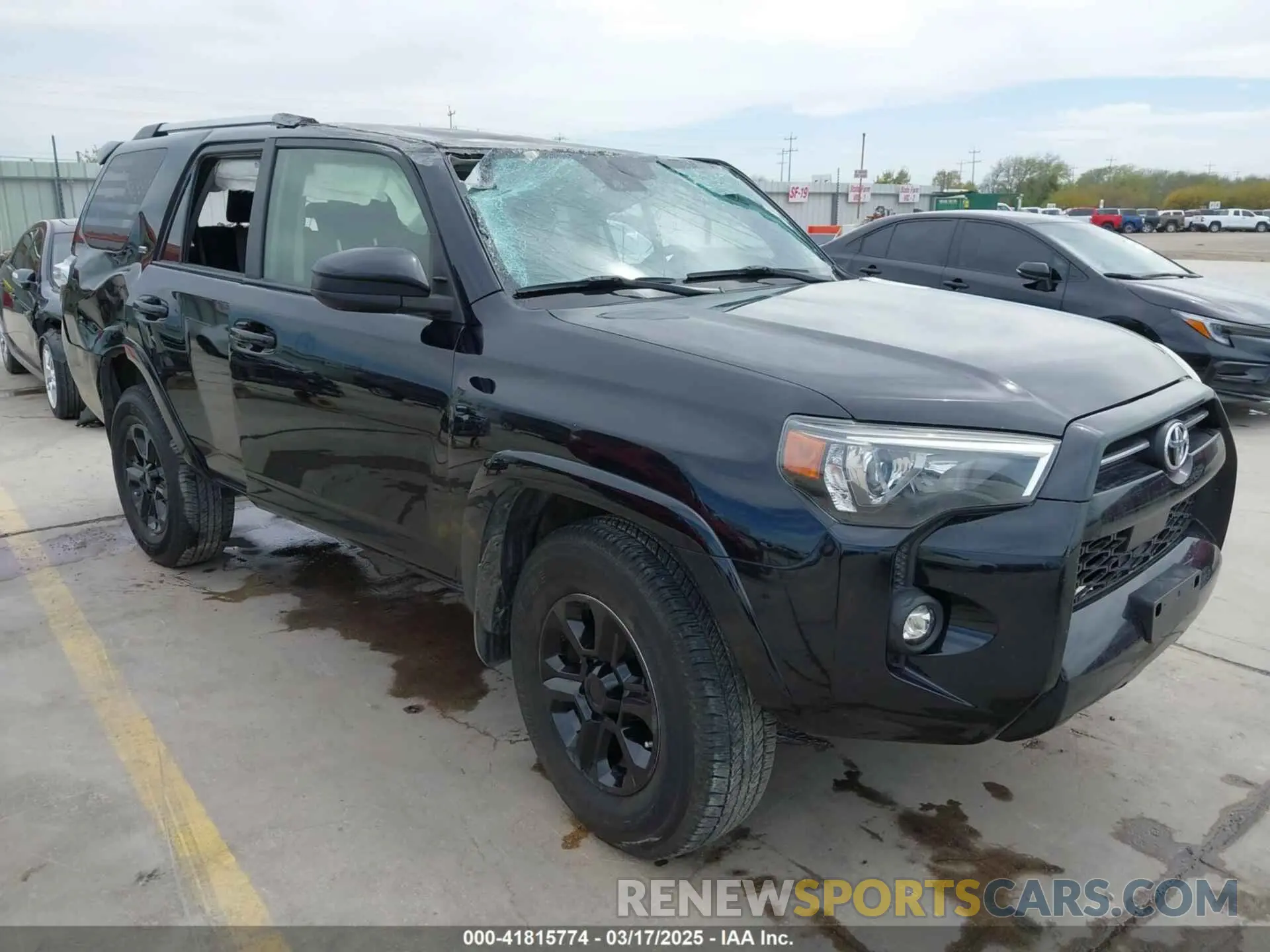 1 fotografías del automóvil dañado JTEEU5JR8M5235982 TOYOTA 4RUNNER 2021