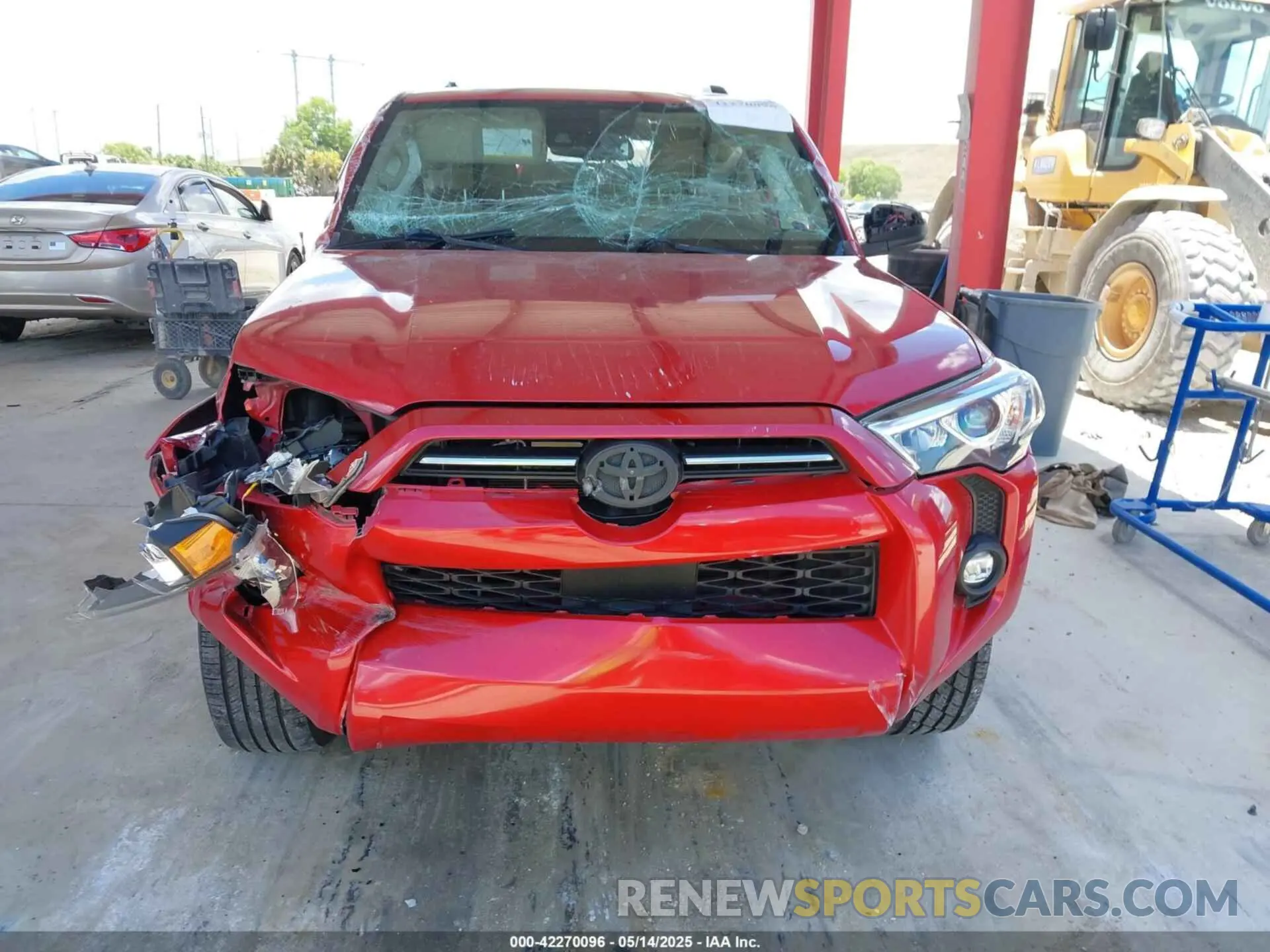 12 fotografías del automóvil dañado JTEEU5JR9M5232380 TOYOTA 4RUNNER 2021