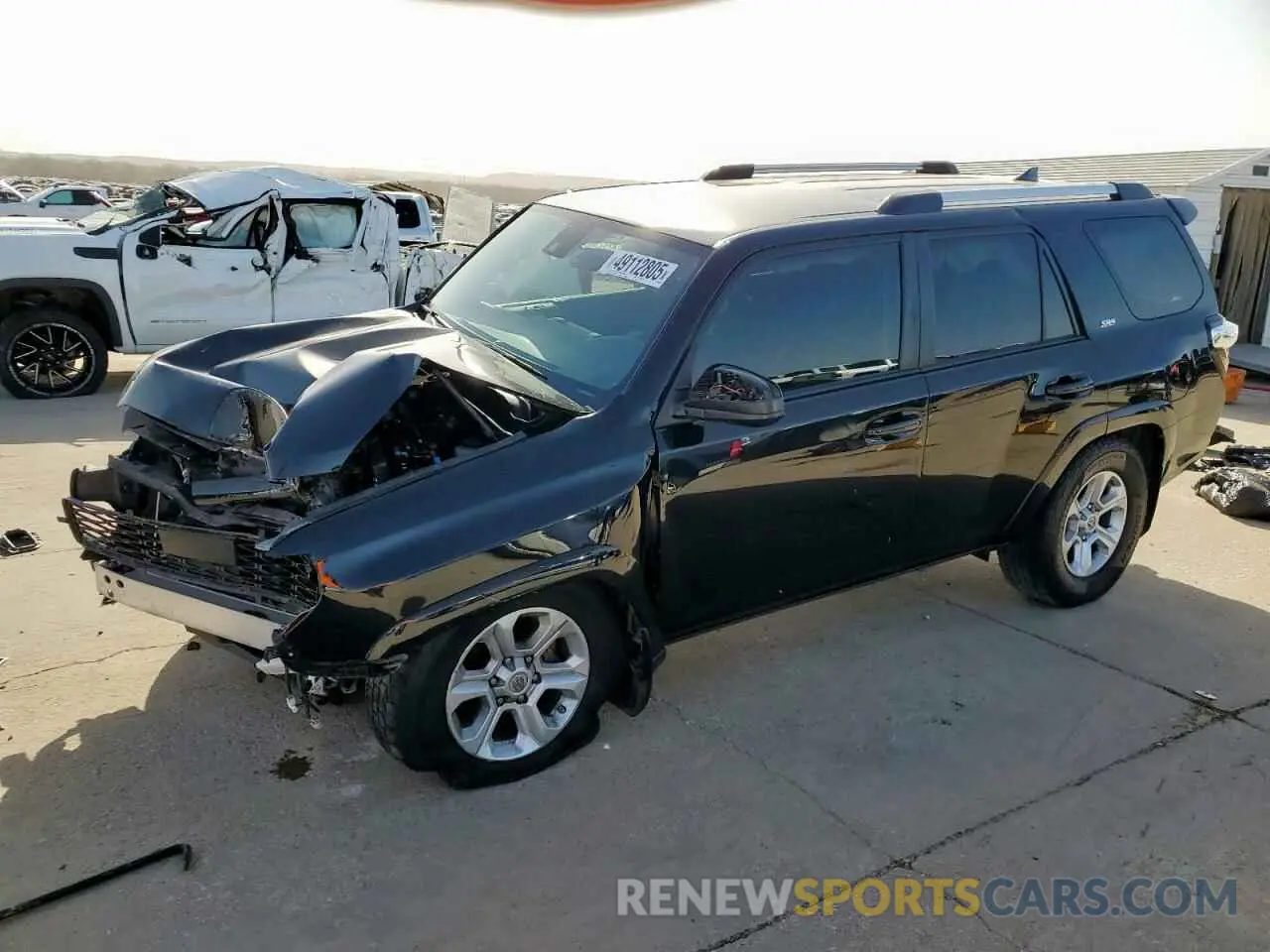 1 fotografías del automóvil dañado JTEEU5JR9M5236218 TOYOTA 4RUNNER 2021
