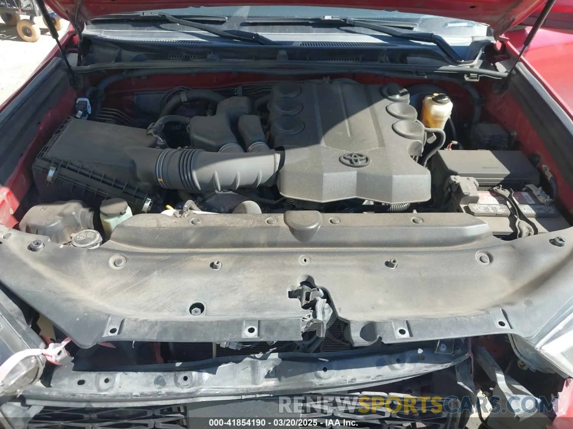 10 fotografías del automóvil dañado JTEEU5JR9M5236350 TOYOTA 4RUNNER 2021