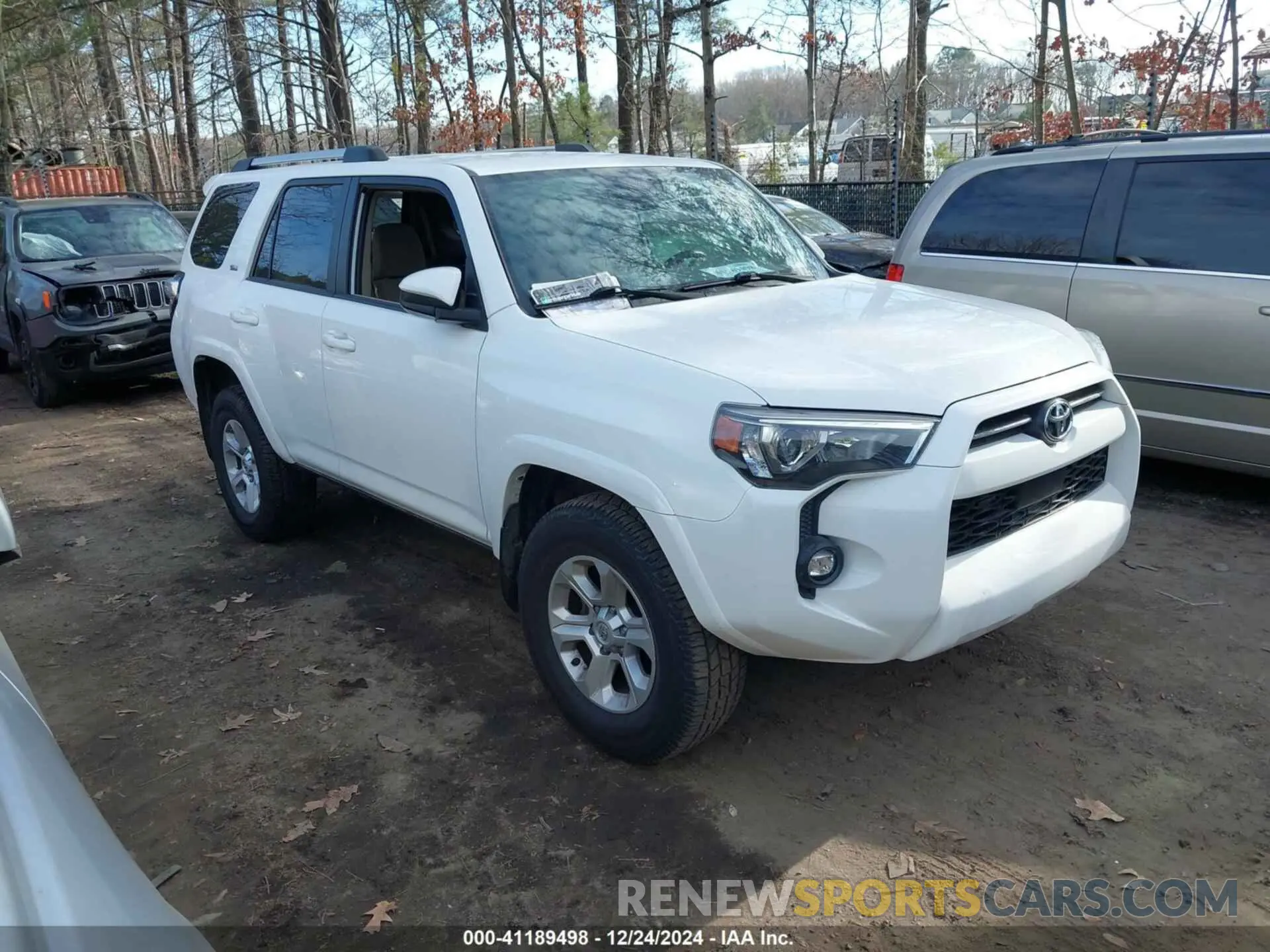 1 fotografías del automóvil dañado JTEEU5JR9M5238986 TOYOTA 4RUNNER 2021
