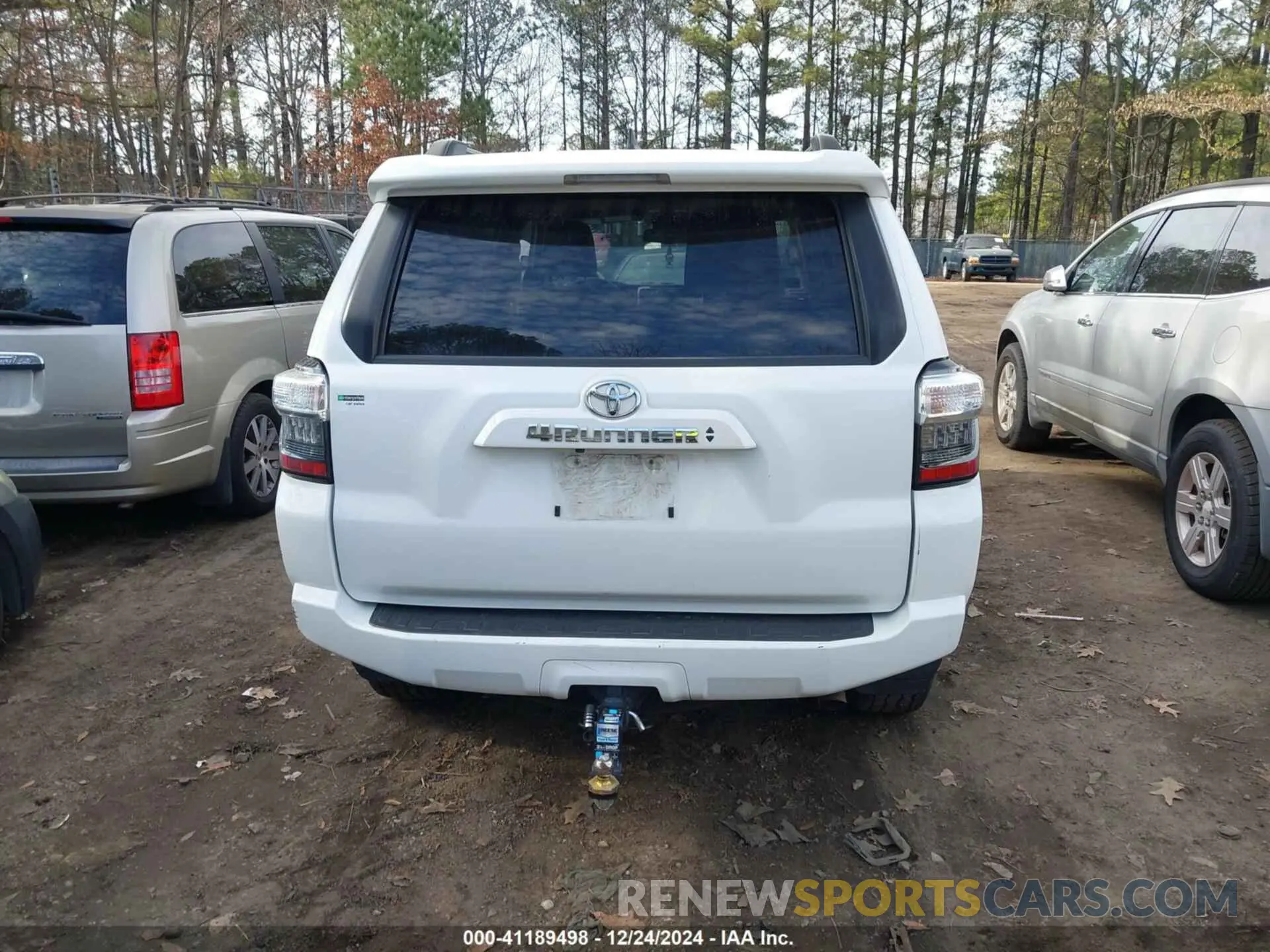 16 fotografías del automóvil dañado JTEEU5JR9M5238986 TOYOTA 4RUNNER 2021