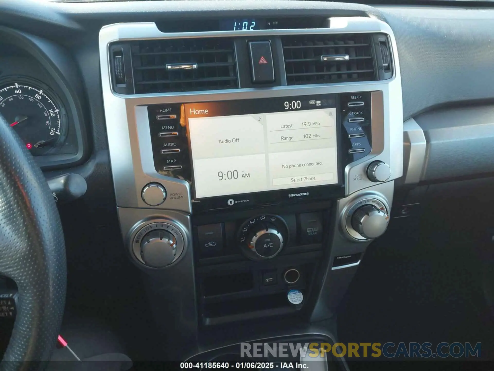 18 fotografías del automóvil dañado JTEEU5JRXM5235997 TOYOTA 4RUNNER 2021
