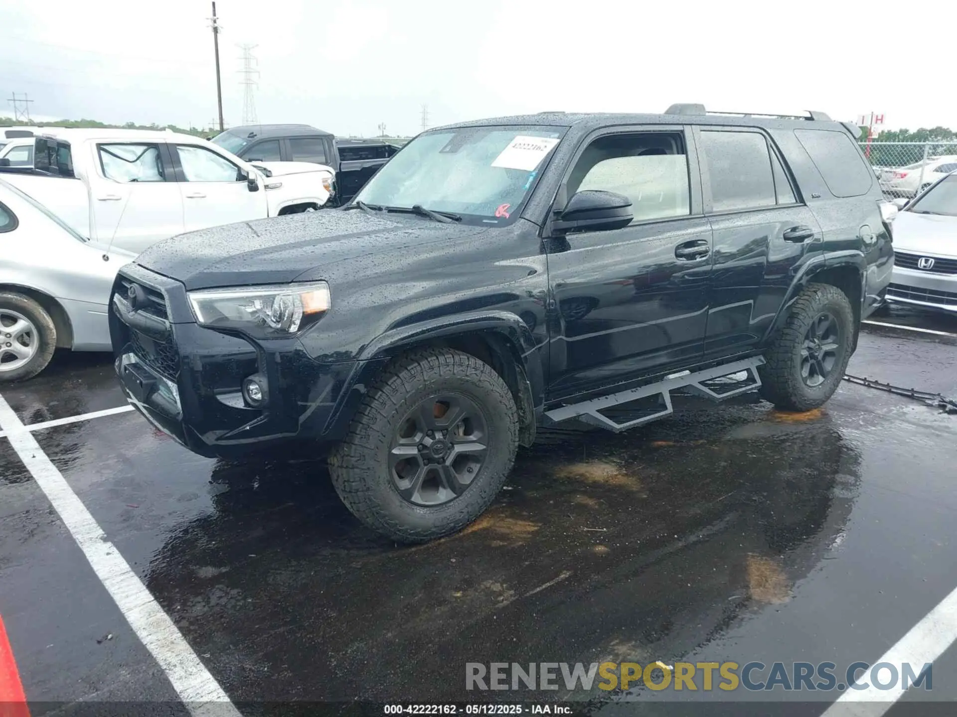 2 fotografías del automóvil dañado JTEEU5JRXM5239905 TOYOTA 4RUNNER 2021