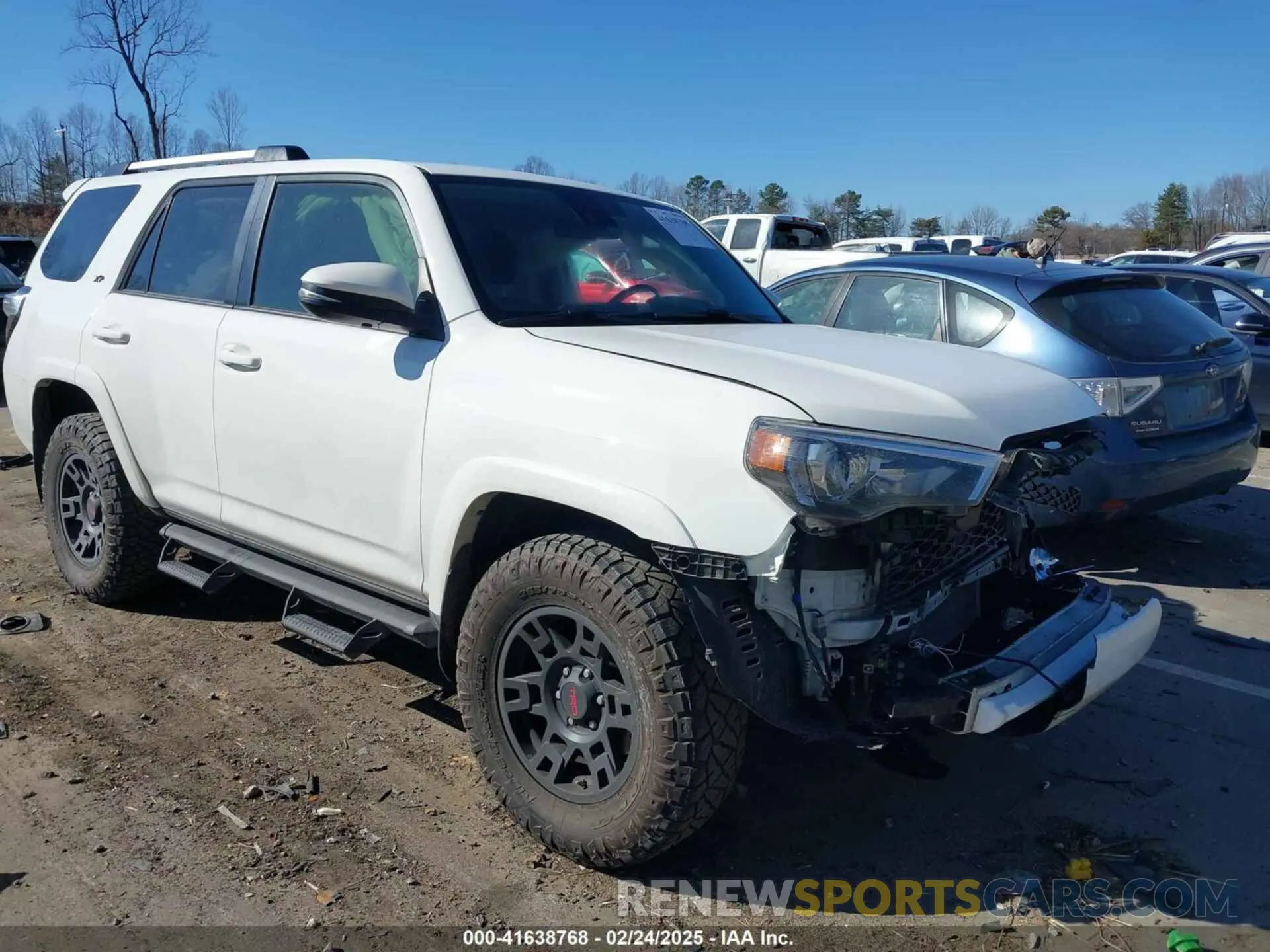 1 fotografías del automóvil dañado JTEFU5JR0M5245152 TOYOTA 4RUNNER 2021