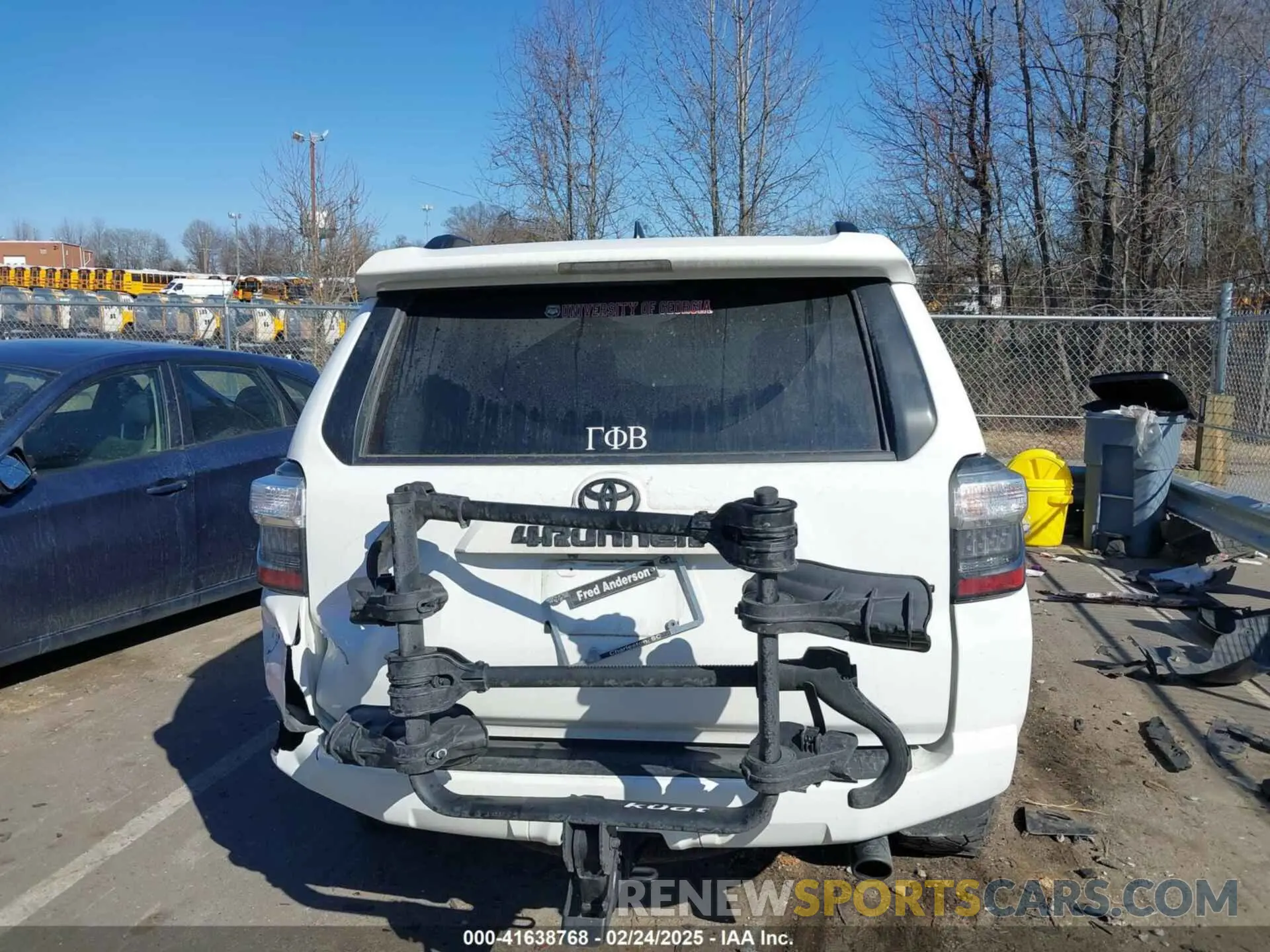 16 fotografías del automóvil dañado JTEFU5JR0M5245152 TOYOTA 4RUNNER 2021