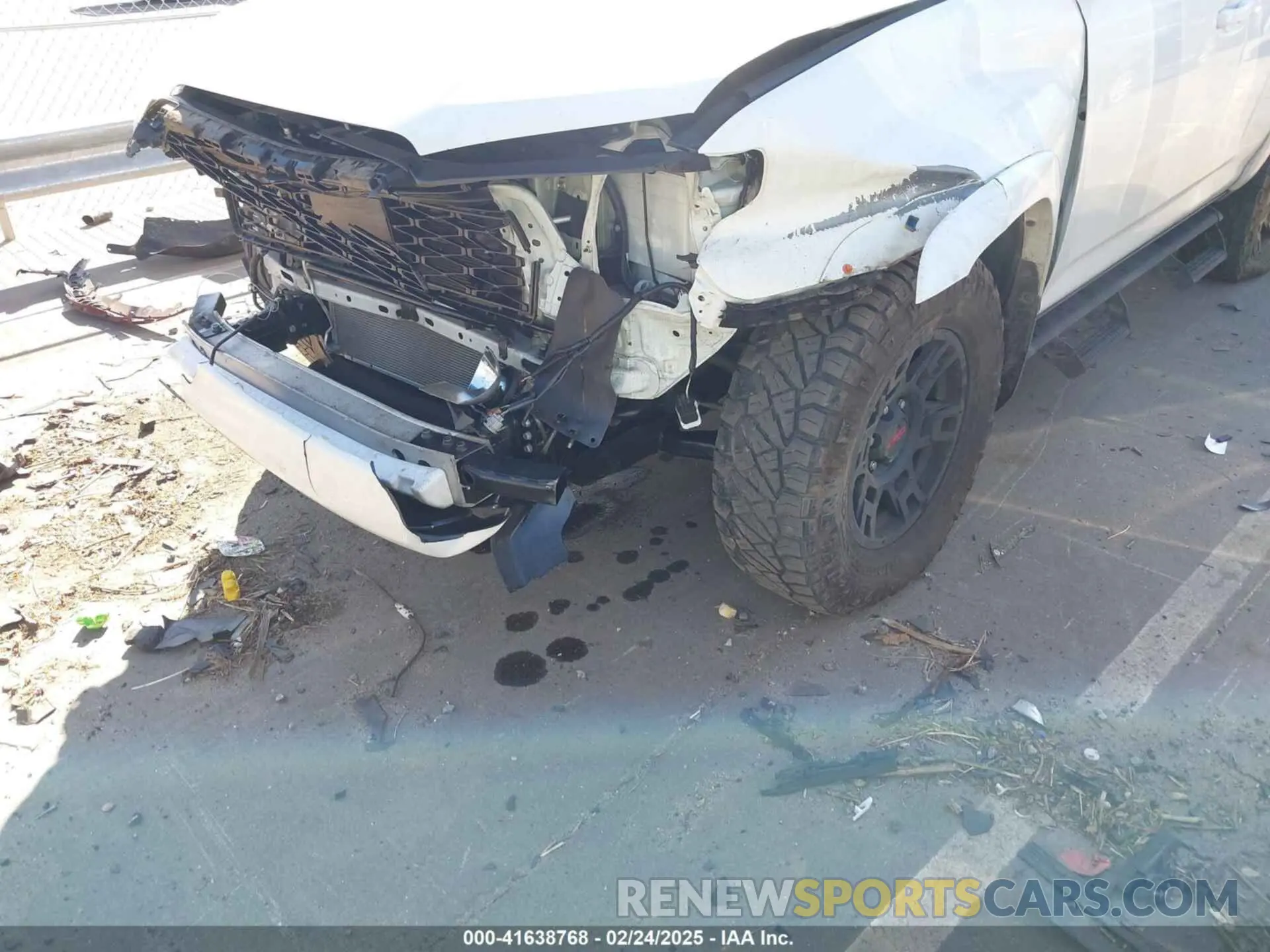 6 fotografías del automóvil dañado JTEFU5JR0M5245152 TOYOTA 4RUNNER 2021