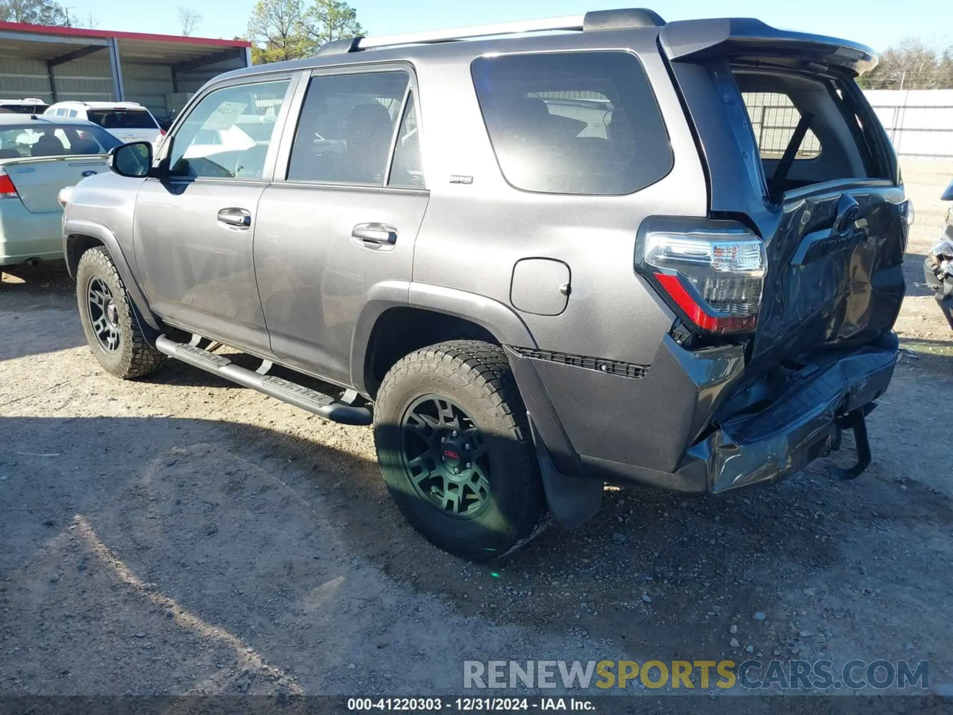 3 fotografías del automóvil dañado JTEFU5JR2M5239305 TOYOTA 4RUNNER 2021