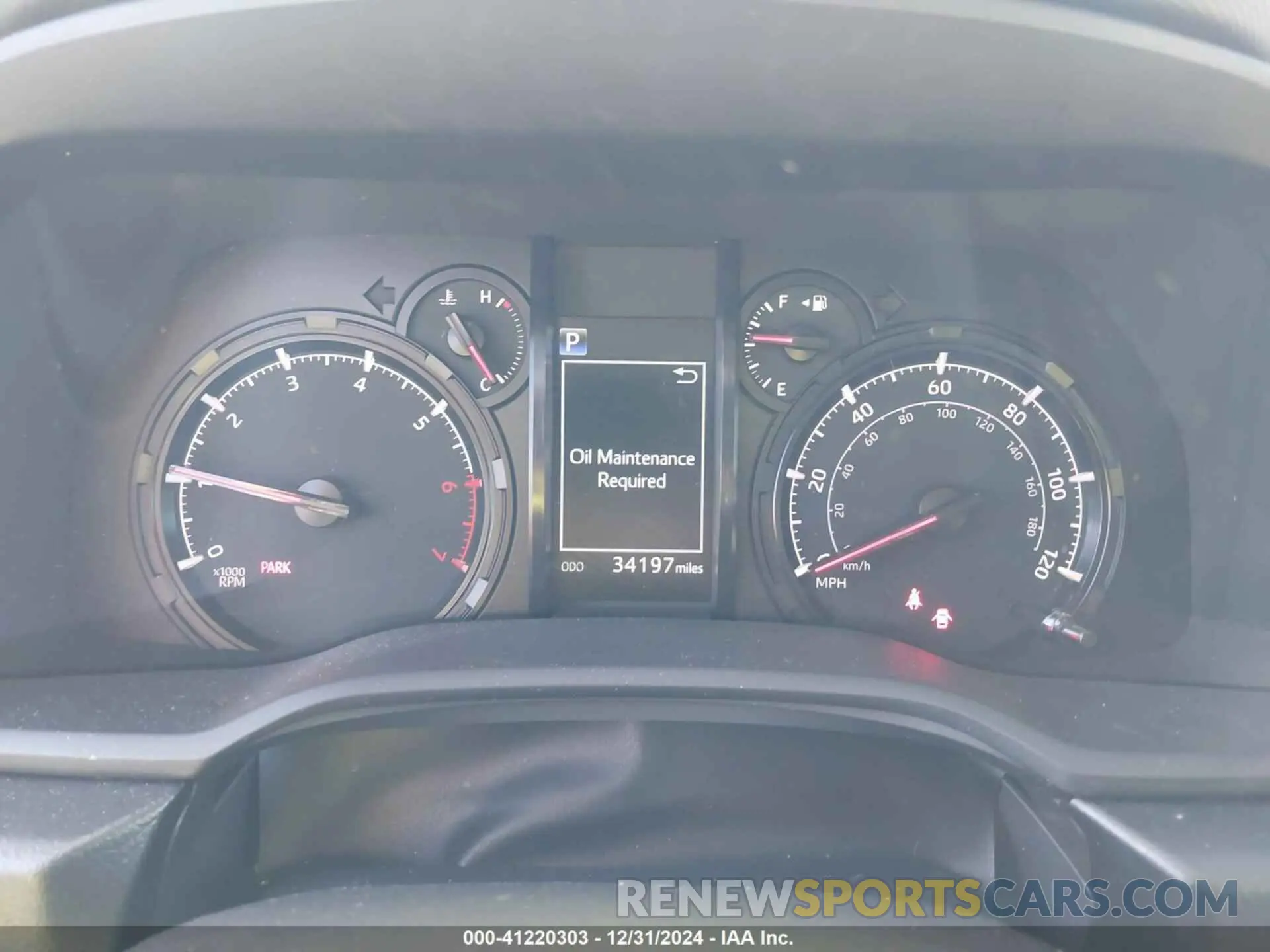 7 fotografías del automóvil dañado JTEFU5JR2M5239305 TOYOTA 4RUNNER 2021