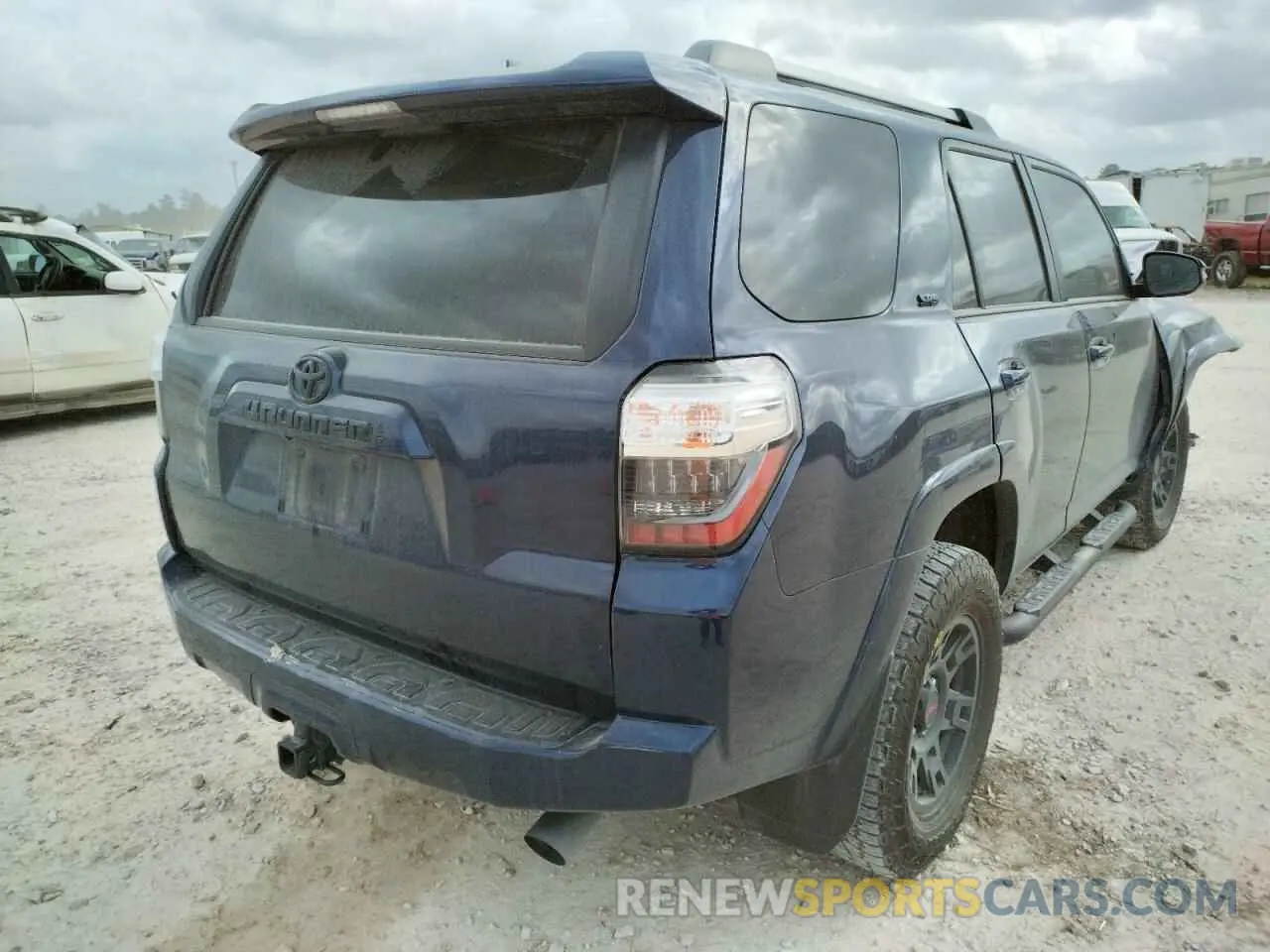 4 fotografías del automóvil dañado JTEFU5JR3M5231357 TOYOTA 4RUNNER 2021
