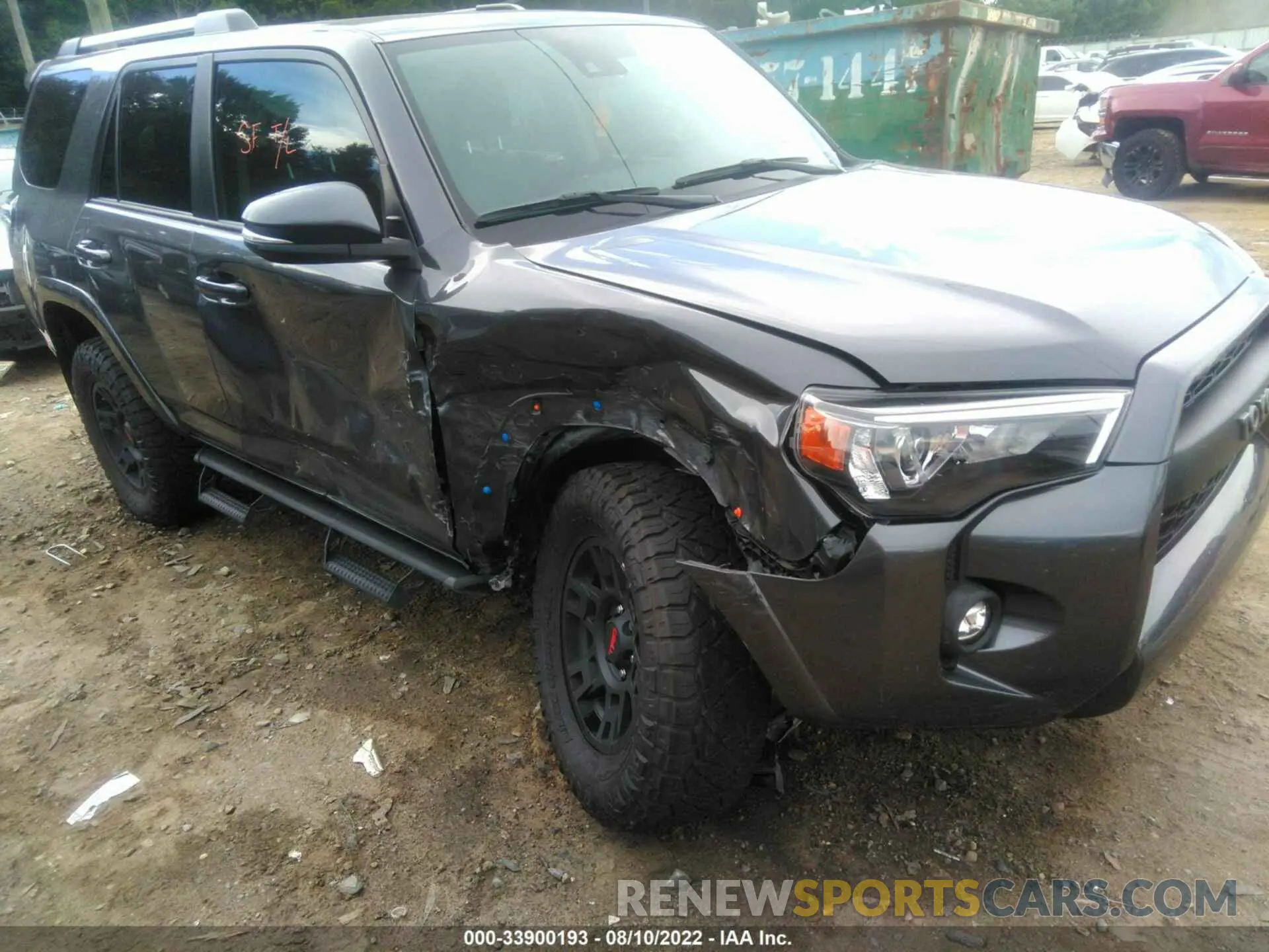 6 fotografías del automóvil dañado JTEFU5JR5M5241193 TOYOTA 4RUNNER 2021