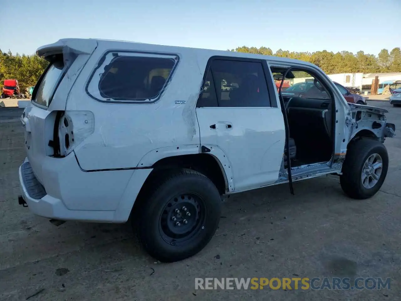 3 fotografías del automóvil dañado JTEFU5JR7M5240434 TOYOTA 4RUNNER 2021