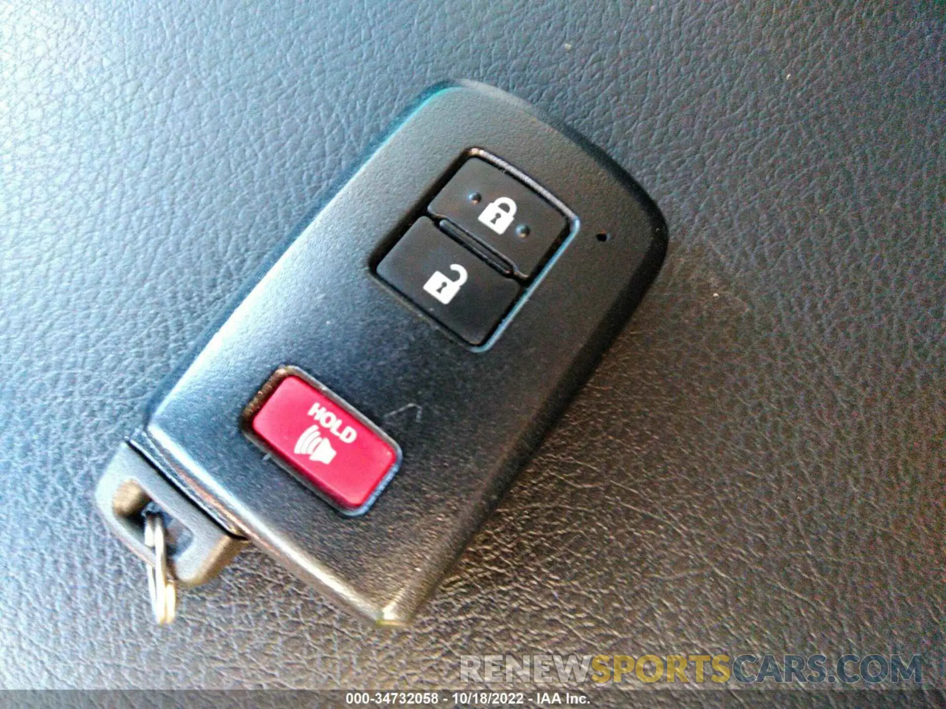 11 fotografías del automóvil dañado JTEFU5JR8M5238997 TOYOTA 4RUNNER 2021