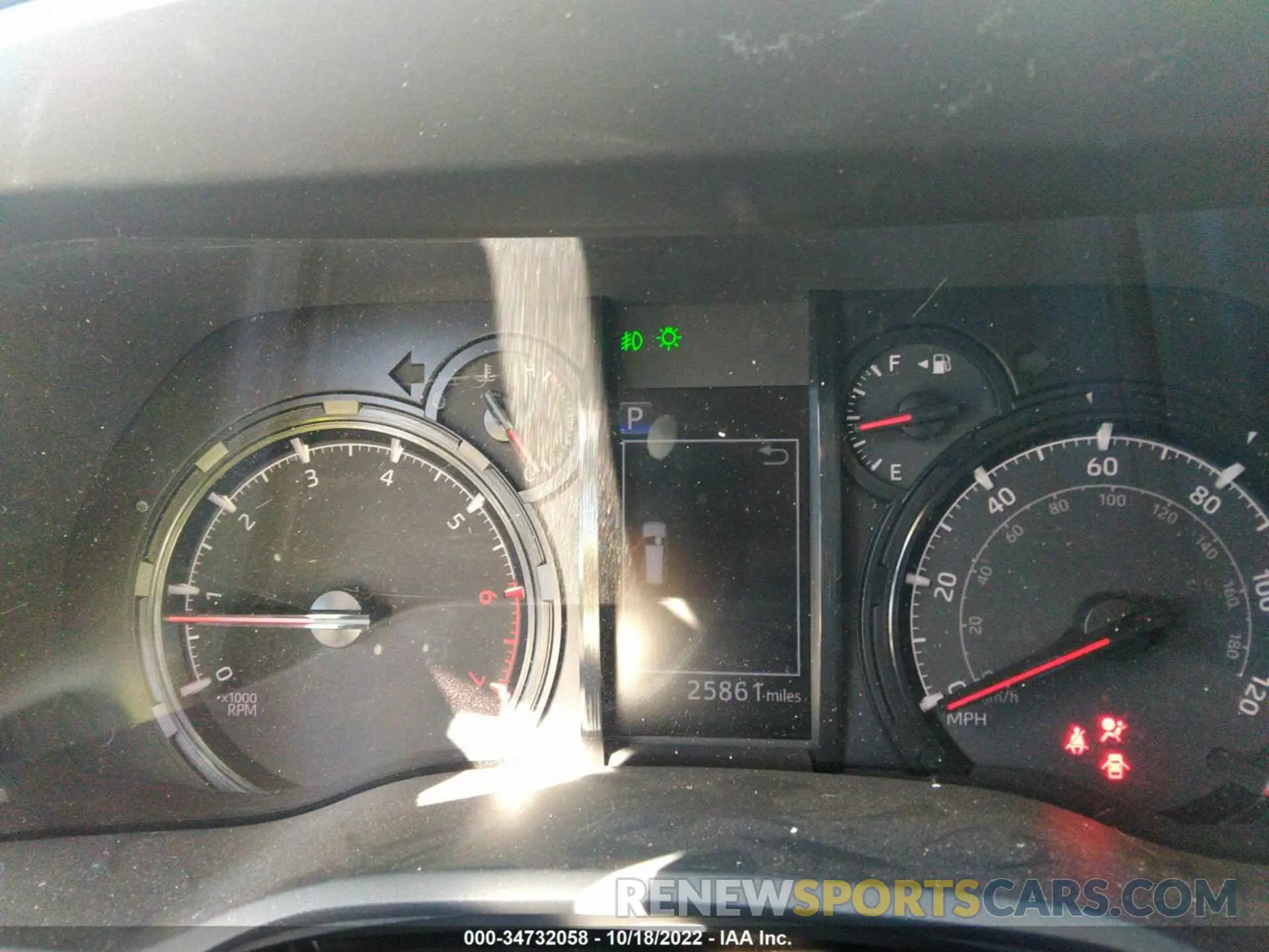 7 fotografías del automóvil dañado JTEFU5JR8M5238997 TOYOTA 4RUNNER 2021