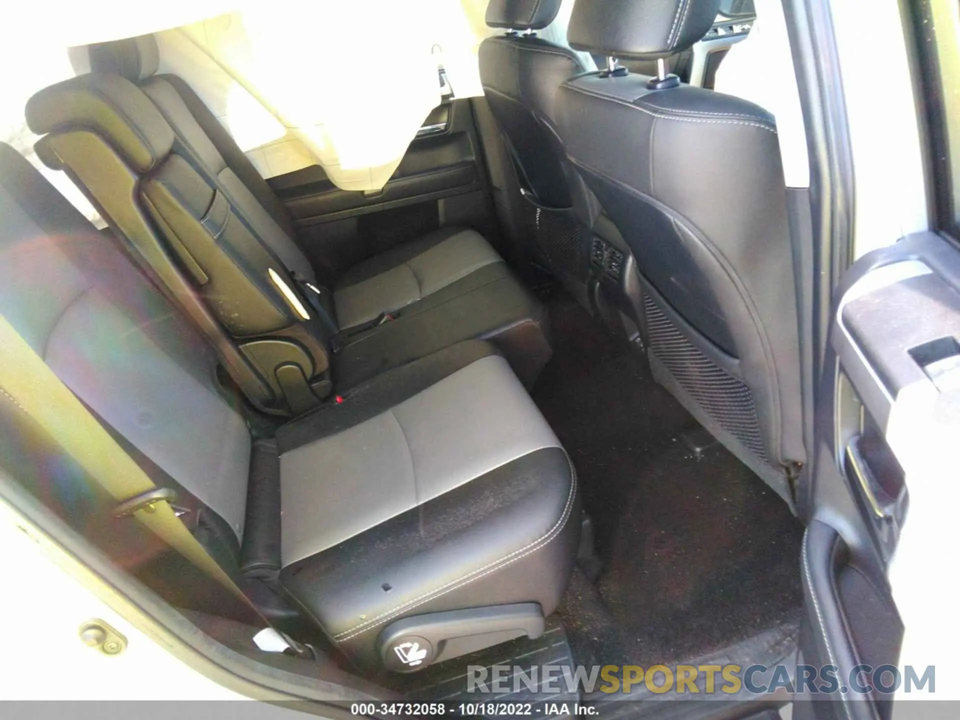 8 fotografías del automóvil dañado JTEFU5JR8M5238997 TOYOTA 4RUNNER 2021