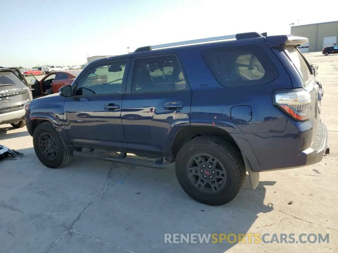 2 fotografías del automóvil dañado JTEFU5JR9M5243254 TOYOTA 4RUNNER 2021