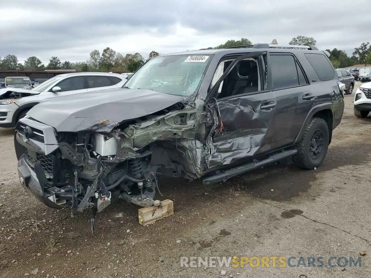 1 fotografías del automóvil dañado JTEFU5JR9M5244243 TOYOTA 4RUNNER 2021