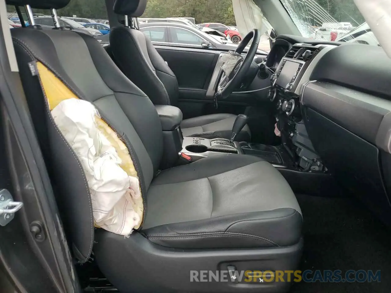7 fotografías del automóvil dañado JTEFU5JR9M5244243 TOYOTA 4RUNNER 2021