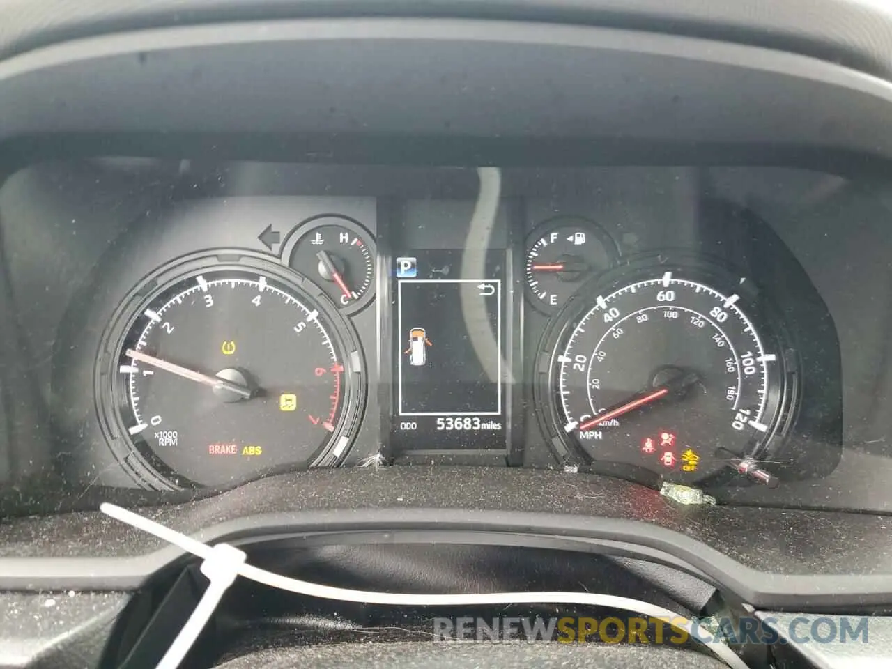 9 fotografías del automóvil dañado JTEFU5JR9M5244243 TOYOTA 4RUNNER 2021