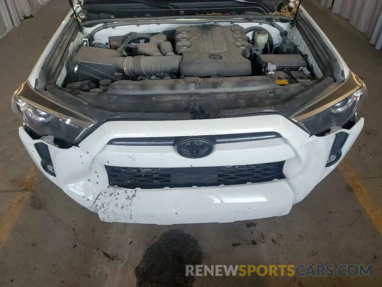 12 fotografías del automóvil dañado JTEFU5JRXM5236619 TOYOTA 4RUNNER 2021