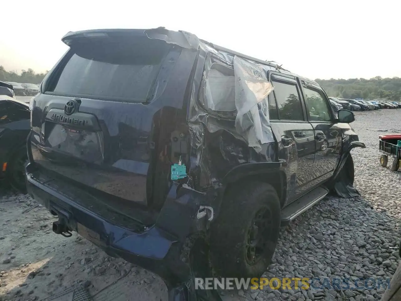 3 fotografías del automóvil dañado JTEHU5JR1M5866750 TOYOTA 4RUNNER 2021