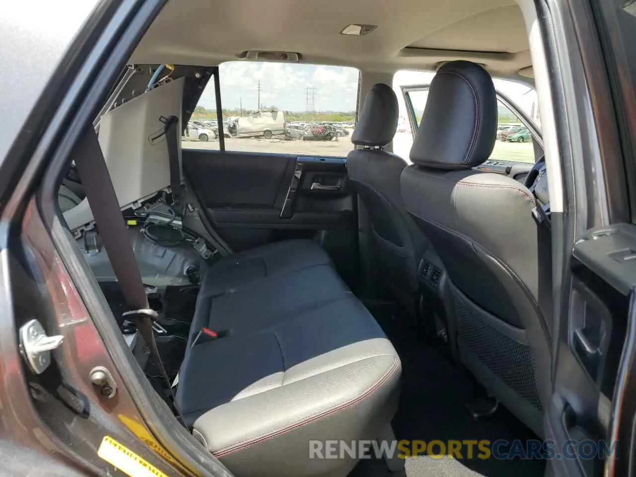 10 fotografías del automóvil dañado JTEHU5JR1M5962040 TOYOTA 4RUNNER 2021