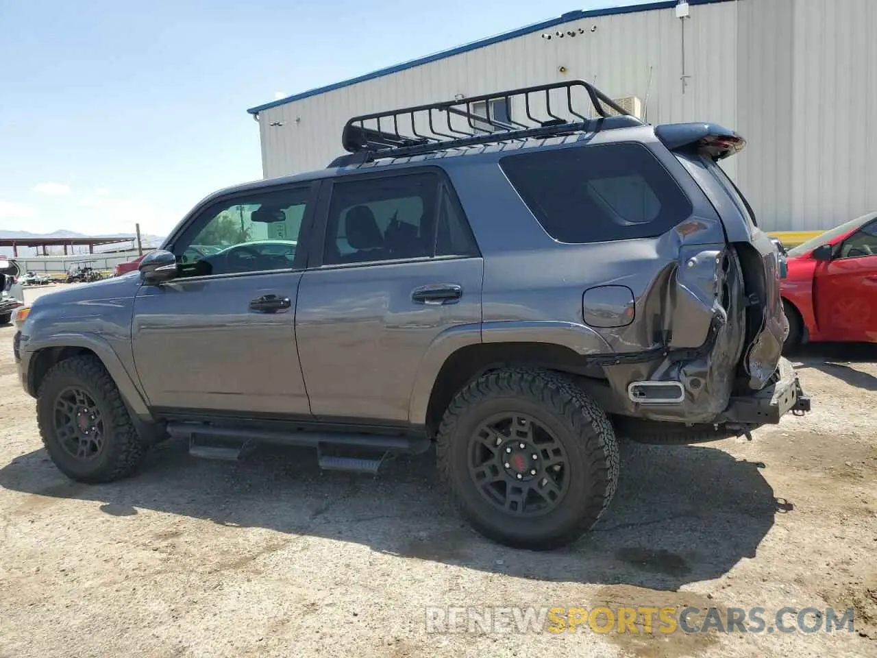2 fotografías del automóvil dañado JTEHU5JR1M5962040 TOYOTA 4RUNNER 2021