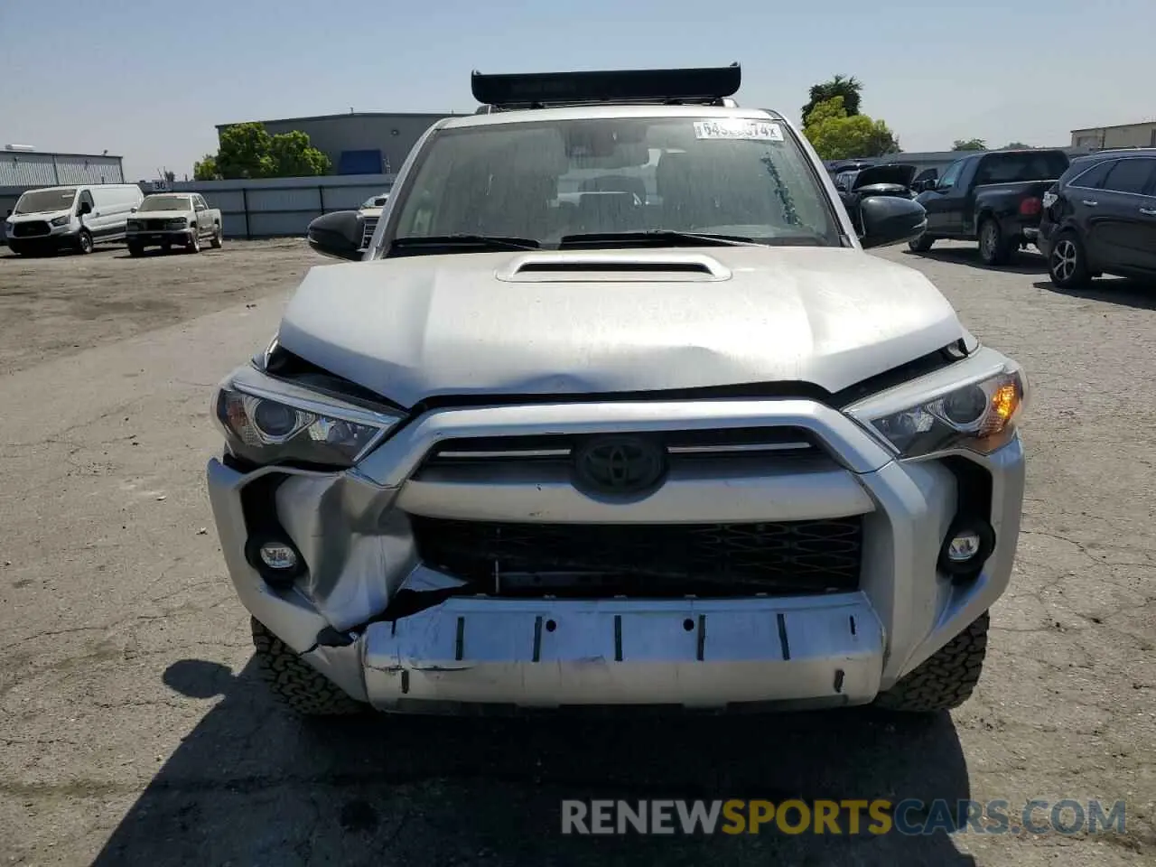 5 fotografías del automóvil dañado JTEHU5JR2M5969093 TOYOTA 4RUNNER 2021