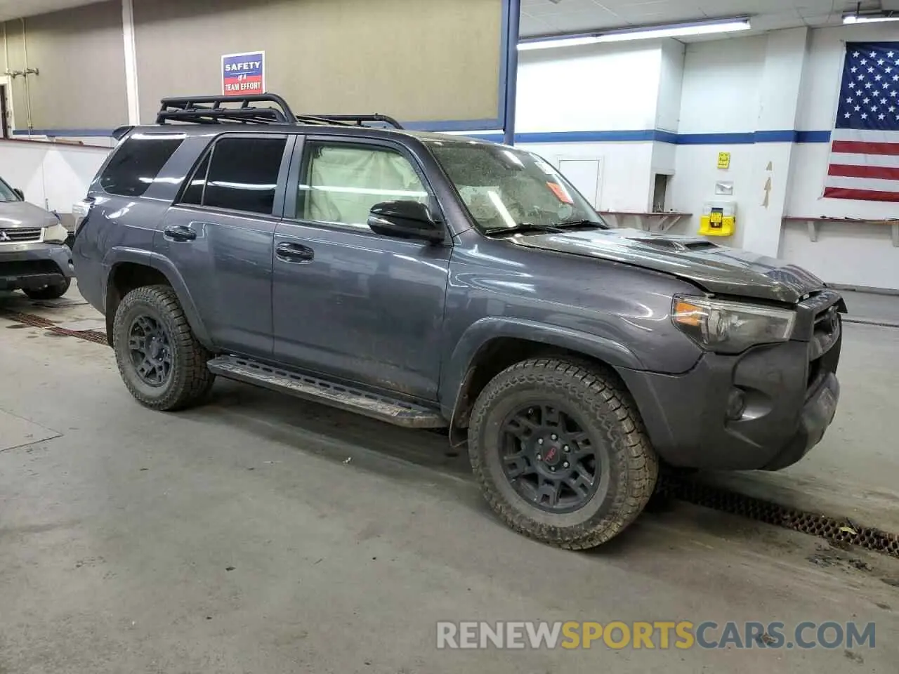 4 fotografías del automóvil dañado JTEHU5JR2M5969353 TOYOTA 4RUNNER 2021