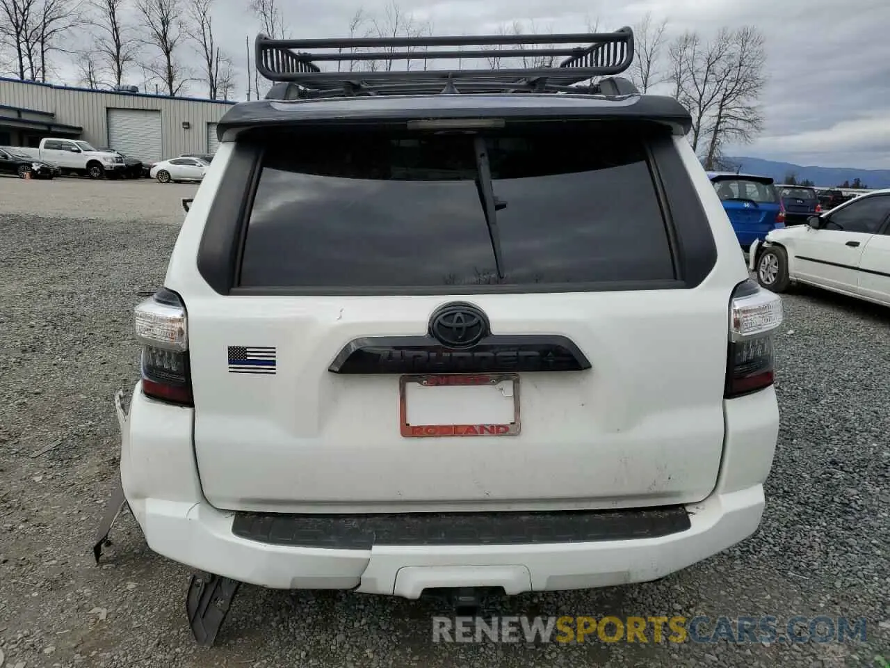 6 fotografías del automóvil dañado JTEHU5JR3M5886319 TOYOTA 4RUNNER 2021